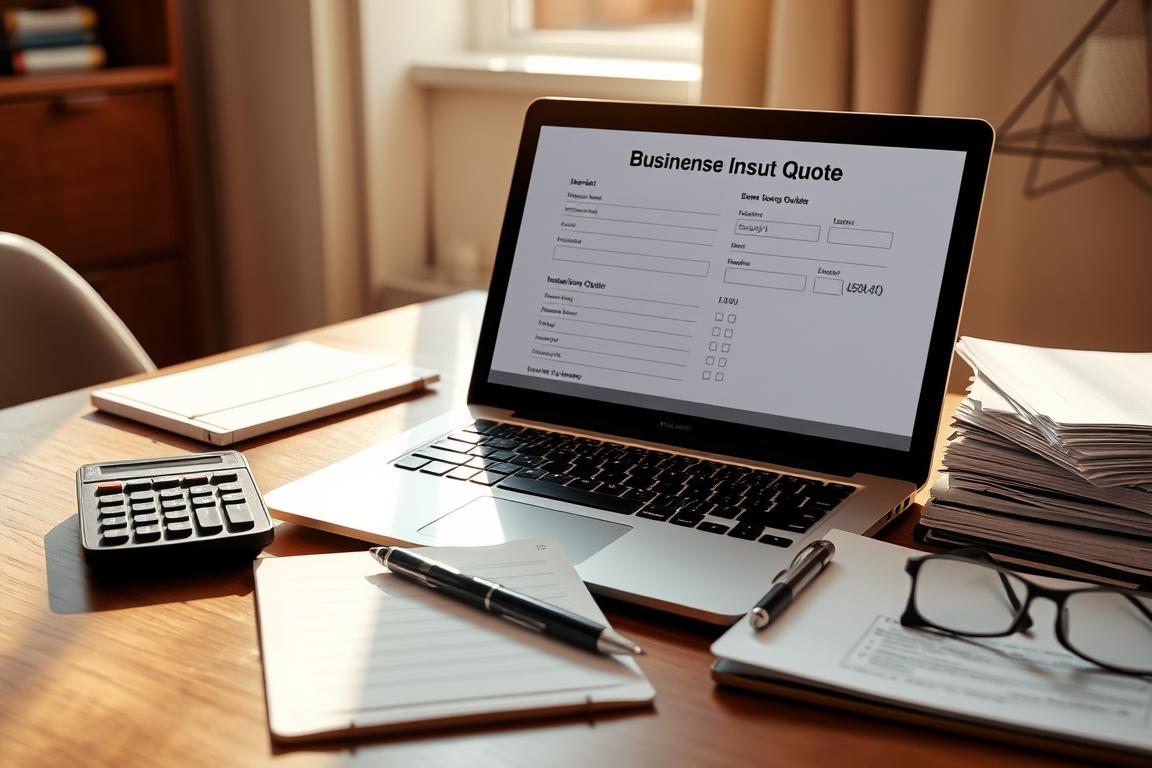 business insurance quote preparation